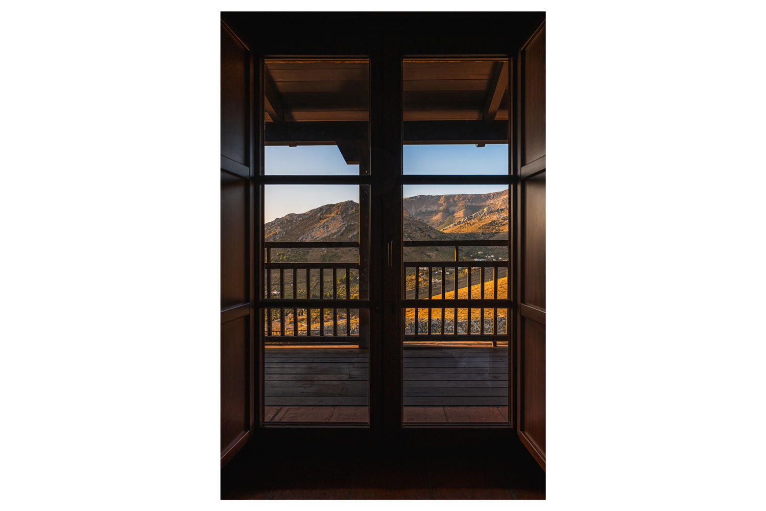 Morning View French Doors to Jaen Mountains - Rodrigo Ojeda Photography