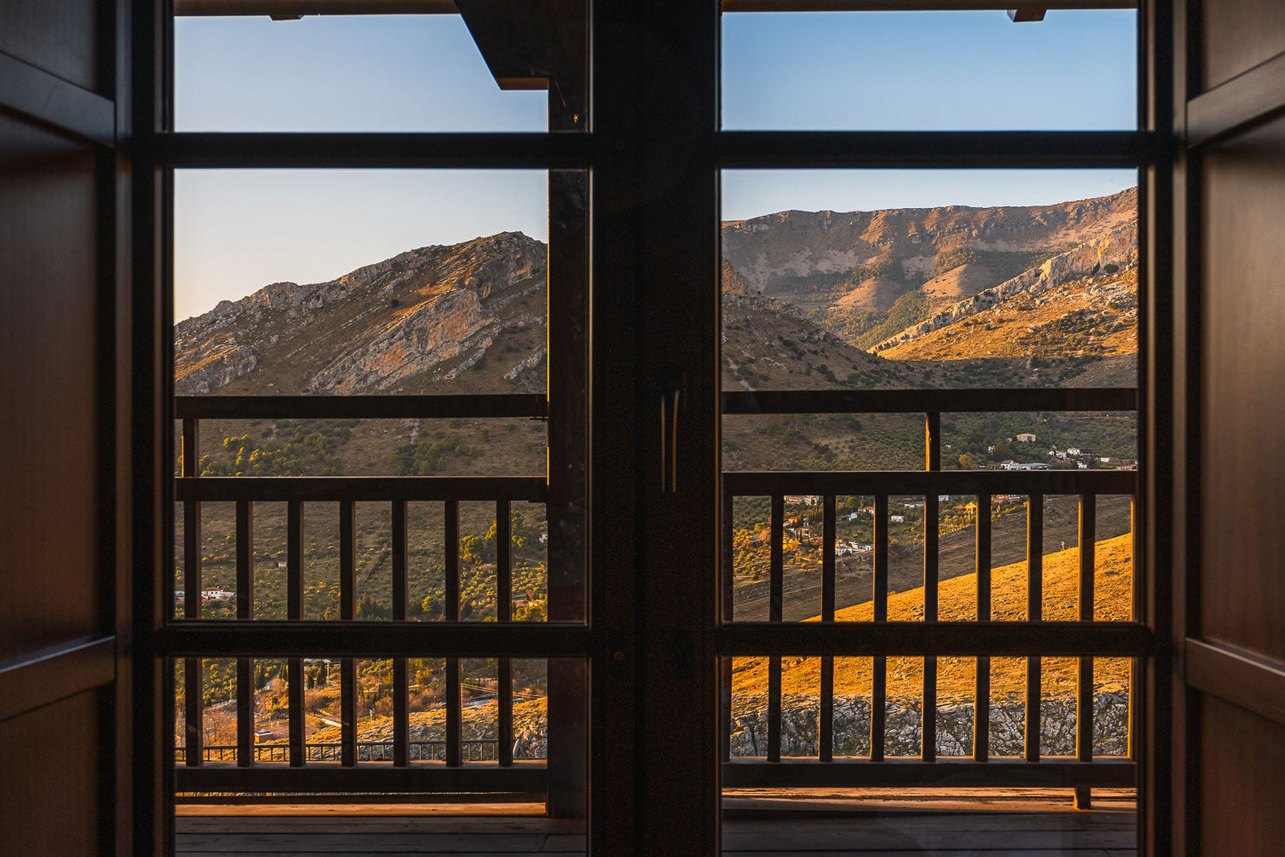 Morning View French Doors to Jaen Mountains - Rodrigo Ojeda Photography