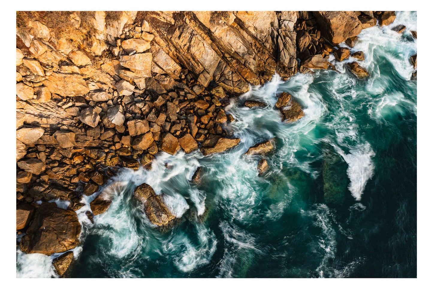 Aerial Winter Afternoon Over Acapulco's Rocky Coast - Rodrigo Ojeda Photography