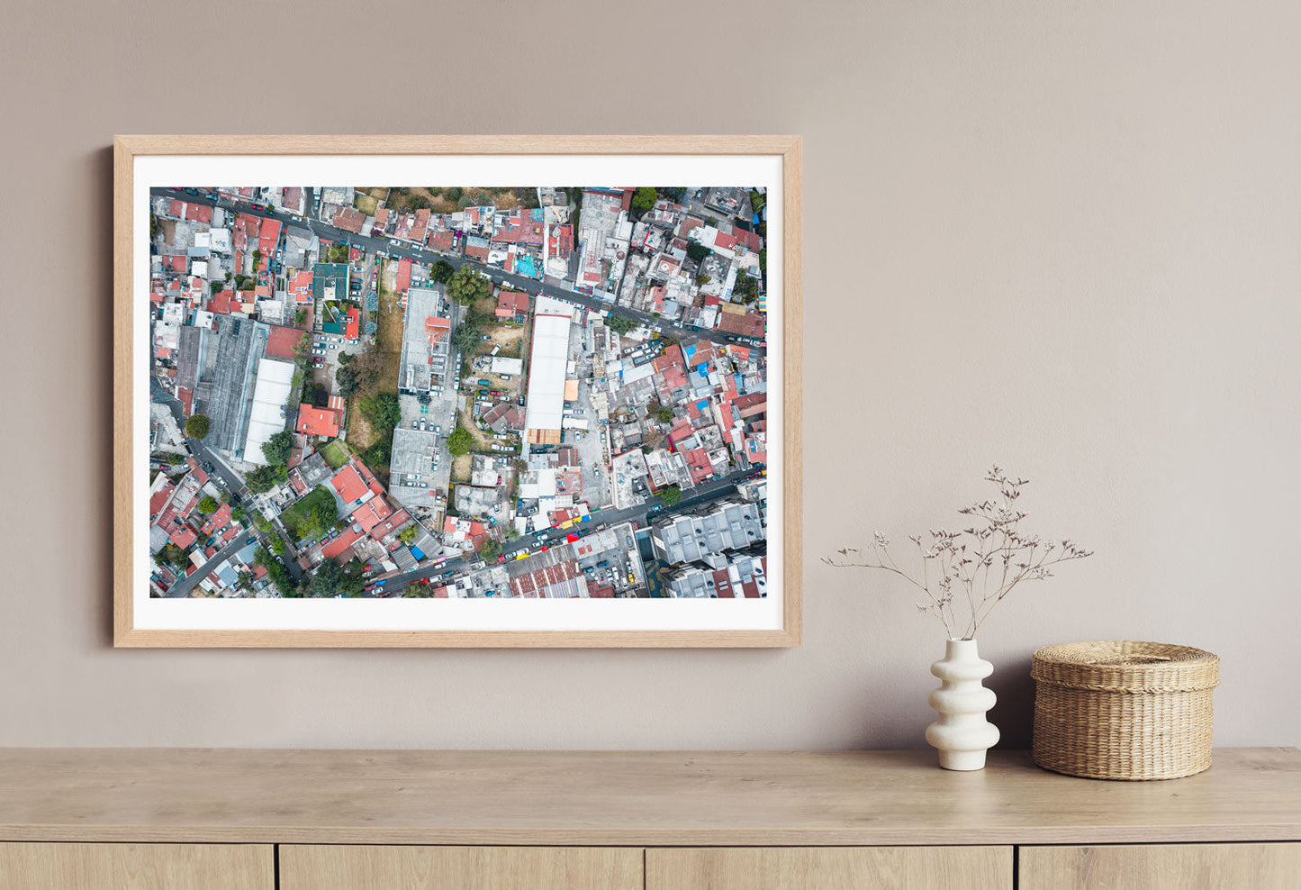 Cuajimalpa Aerial Mosaic of Urban Complexity - Rodrigo Ojeda Photography