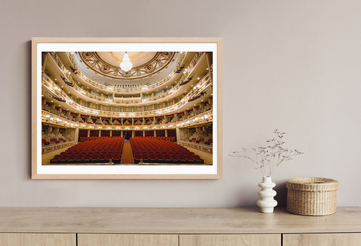 Wide-Angle View of the Macedonio Alcala Theater, Oaxaca - Rodrigo Ojeda Photography