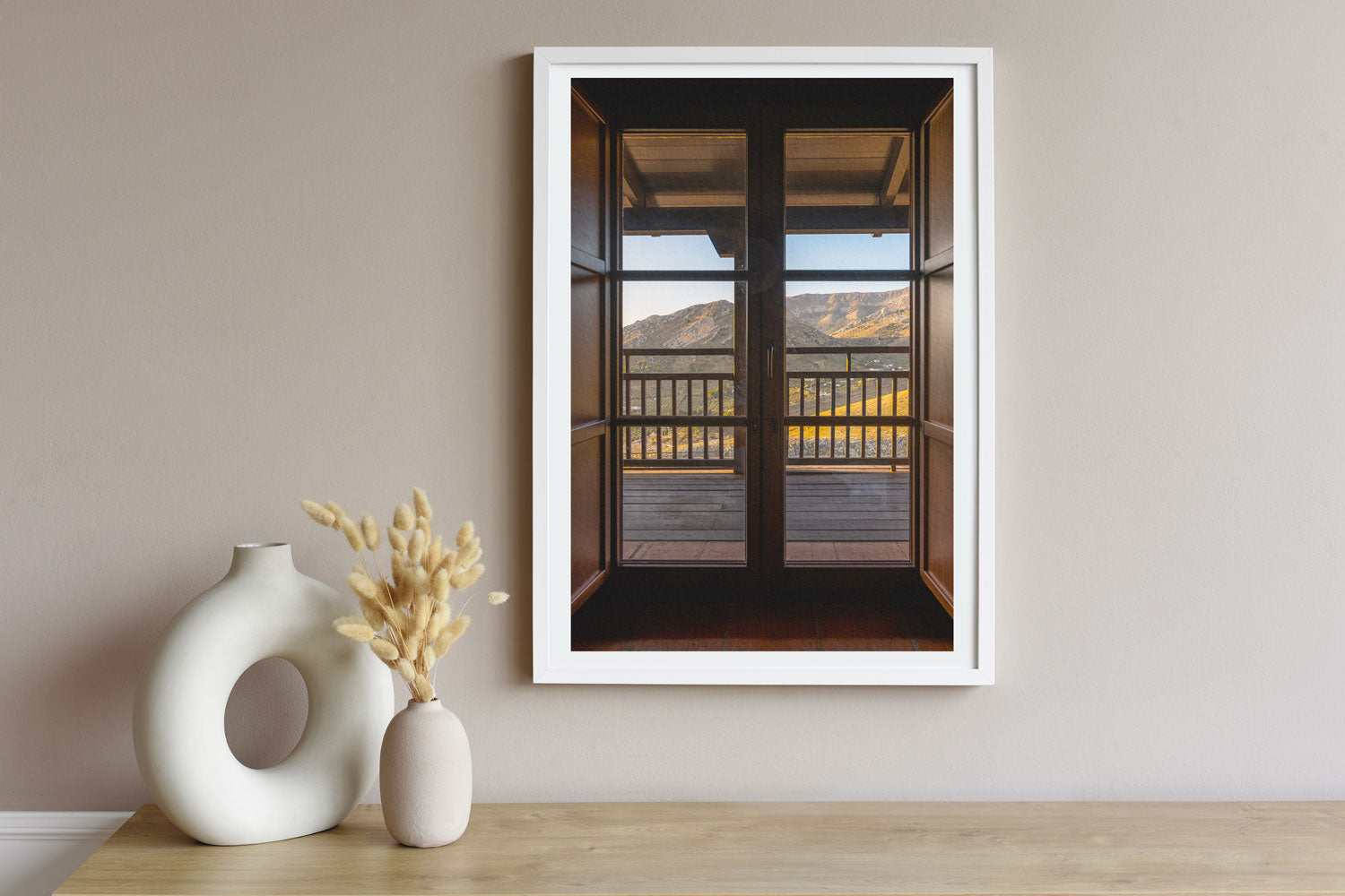 Morning View French Doors to Jaen Mountains - Rodrigo Ojeda Photography